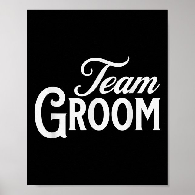 Affiche Team Groom Group Bachelor Party 2024 (Devant)