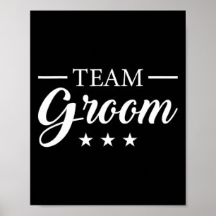 Affiche Team Groom Stag Party Team Groom
