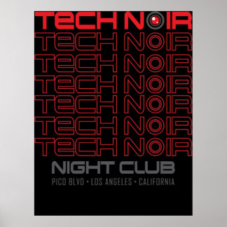 AFFICHE TECH NOIR