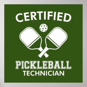 Affiche Technicien certifié en Pickleball