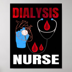 Affiche Technicien De Dialyse Pour Hommes Femmes Hémodialy