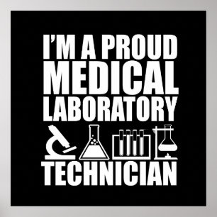Affiche Technicien de laboratoire de médecine