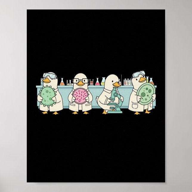 Affiche Technicien de laboratoire de microbiologie Profess (Devant)