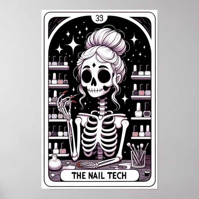 Affiche Technicien de ongle de Tarot (Devant)