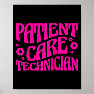 Affiche Technicien de soins aux patients Équipe Pct Maillo