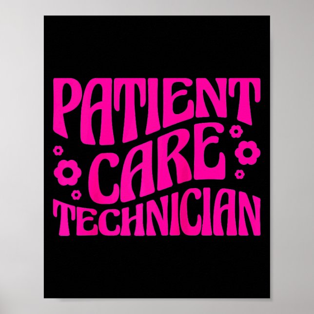 Affiche Technicien de soins aux patients Équipe Pct Maillo (Devant)
