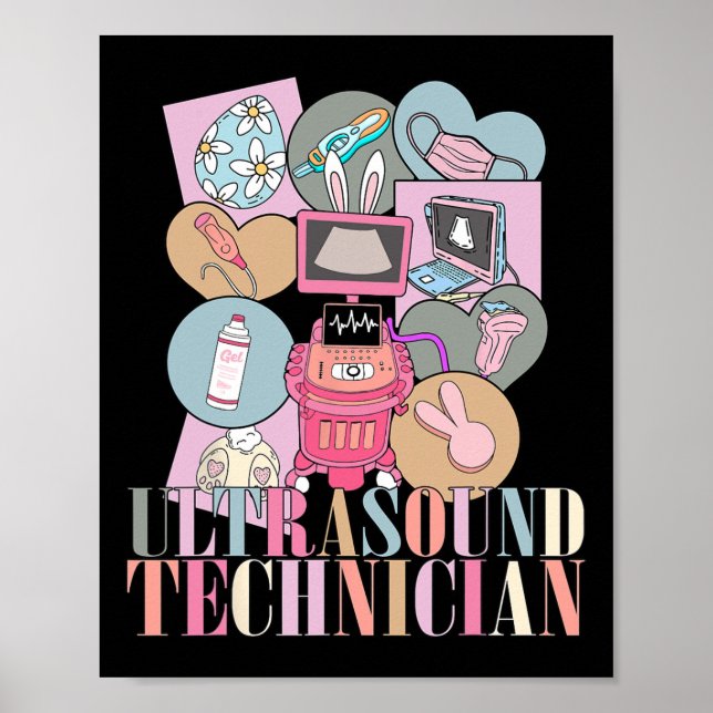 Affiche Technicien d'ultrasons de Pâques (Devant)