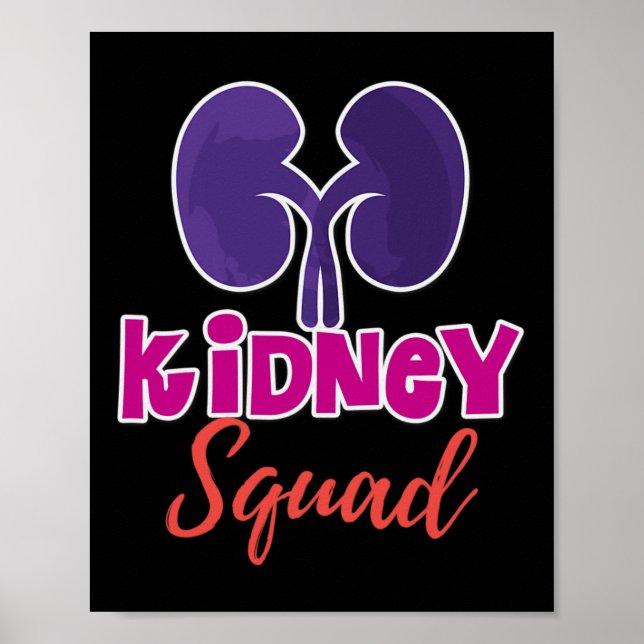 Affiche Technicien en dialyse de l'équipe du rein (Devant)