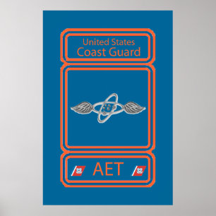 Affiche Technicien en électricité avionique de l'USCG