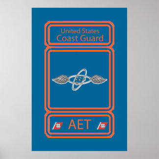 Affiche Technicien en électricité avionique de l'USCG