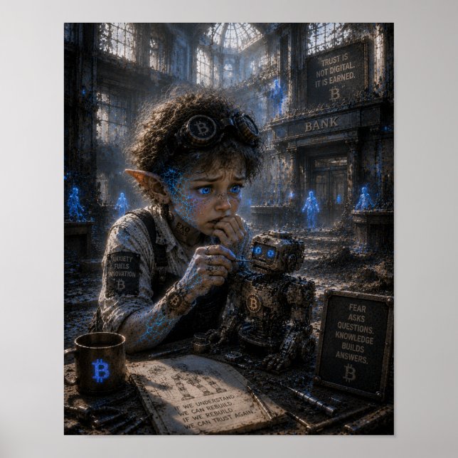 Affiche Technicien en Excitement / Robotique / Banque (Devant)
