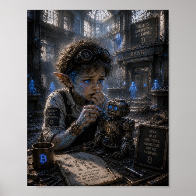 Affiche Technicien en Excitement / Robotique / Banque (Devant)