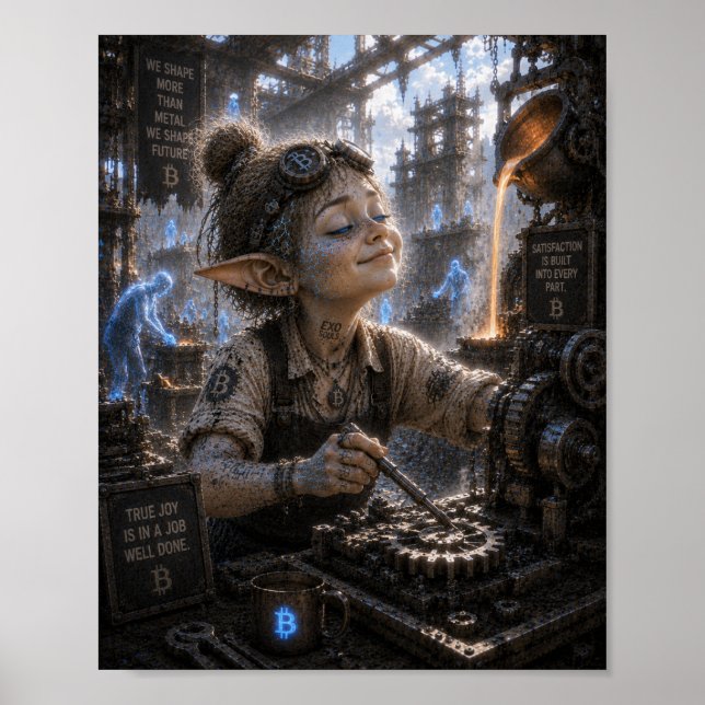 Affiche Technicien en fabrication de précision / Satisfact (Devant)