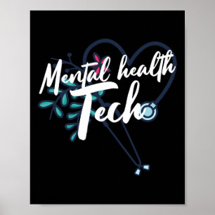 Affiche Technicien en santé mentale Travailleur en santé P