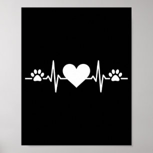 Affiche Technicien vétérinaire amour pour les animaux véto