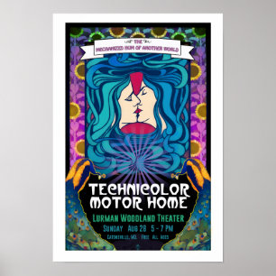 Affiche Technicolor Moteur Accueil Bois Baiser