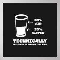 Techniquement, le verre est complètement plein drô