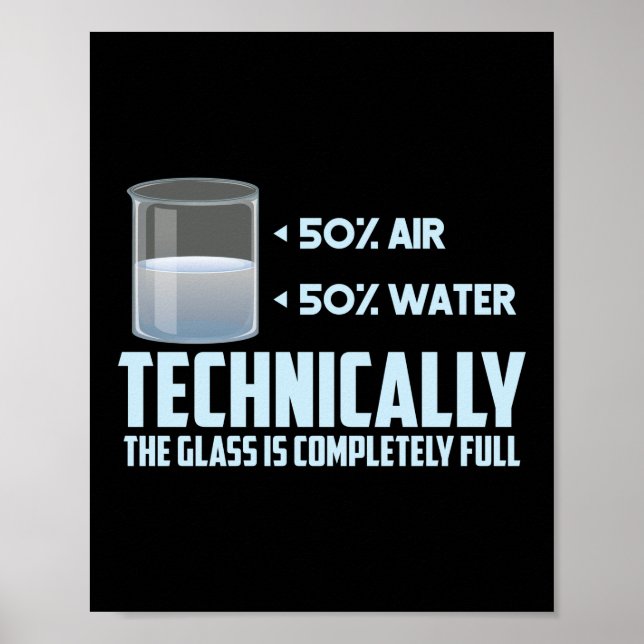 Affiche Techniquement, Le Verre Est Une Chimie Nerd Complè (Devant)