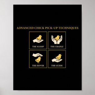 Affiche Techniques avancées de ramassage de poussins Humou