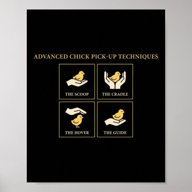 Affiche Techniques avancées de ramassage de poussins Humou (Devant)
