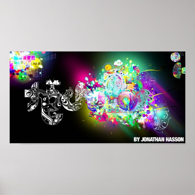 Affiche Techno (Devant)