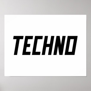 Affiche TECHNO Music