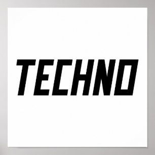 Affiche TECHNO Music