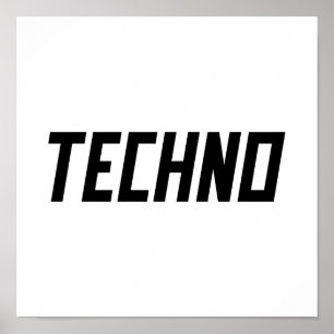 Affiche TECHNO Music