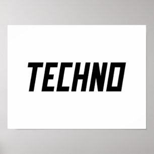 Affiche TECHNO Music