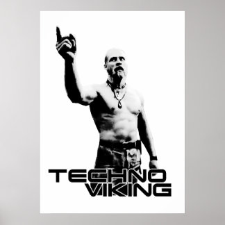 Affiche Techno Viking 