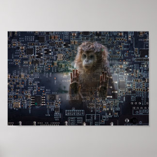 Affiche Technologie et nature.