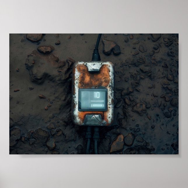 Affiche Technologie futuriste post-apocalyptique (Devant)