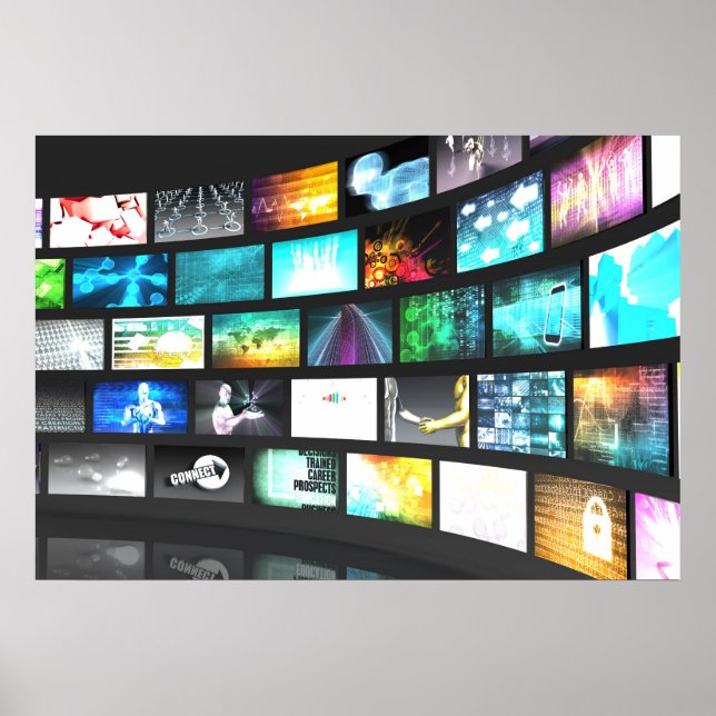 Affiche Technologie multimédia Périphériques numériques In (Devant)