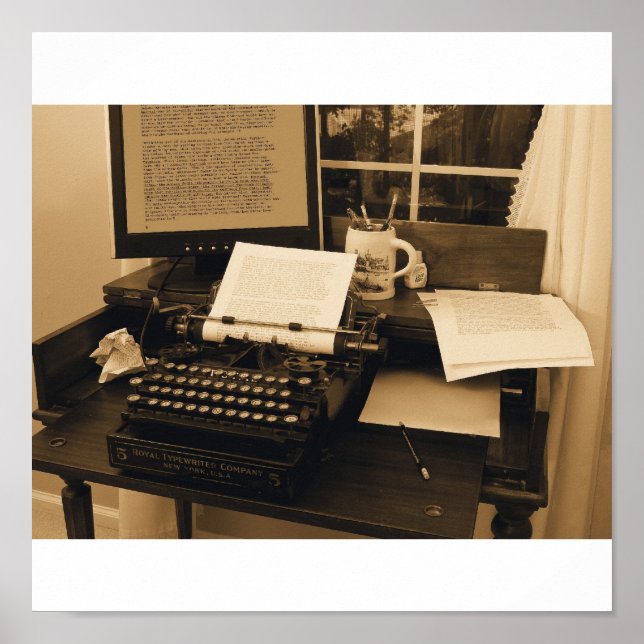 Affiche Technologie Retro (Devant)