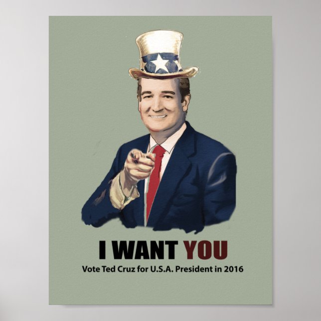 Affiche Ted Cruz (Devant)