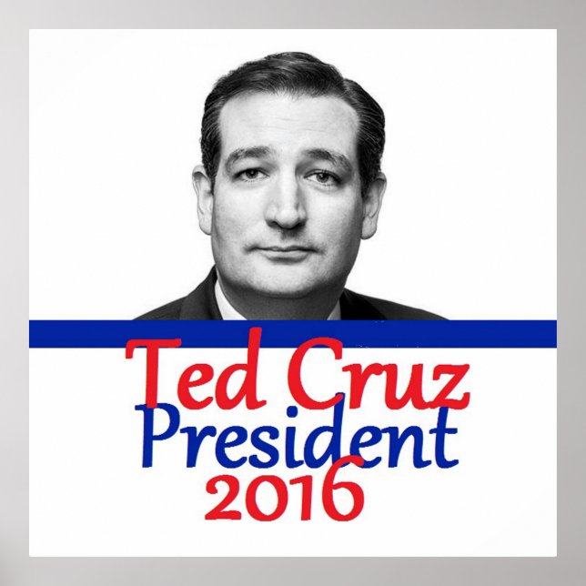 Affiche Ted Cruz 2016 (Devant)