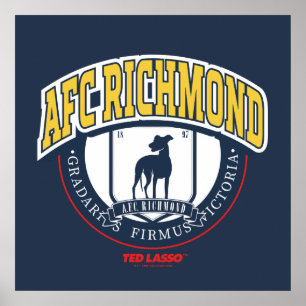 Affiche Ted Lasso   AFC Richmond Athletic Circle Badge