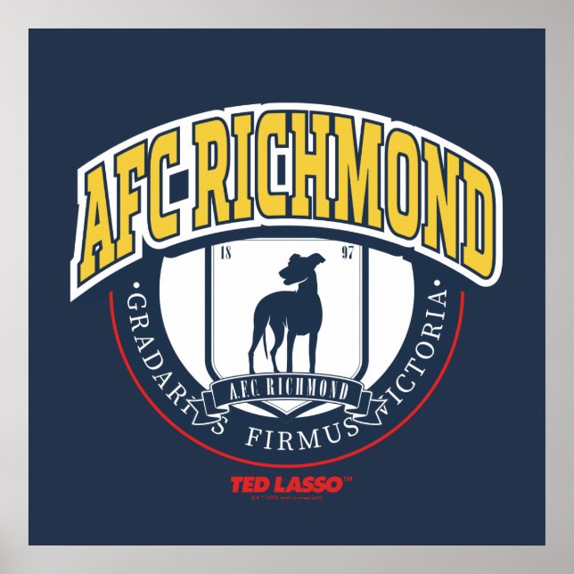 Affiche Ted Lasso | AFC Richmond Athletic Circle Badge (Devant)