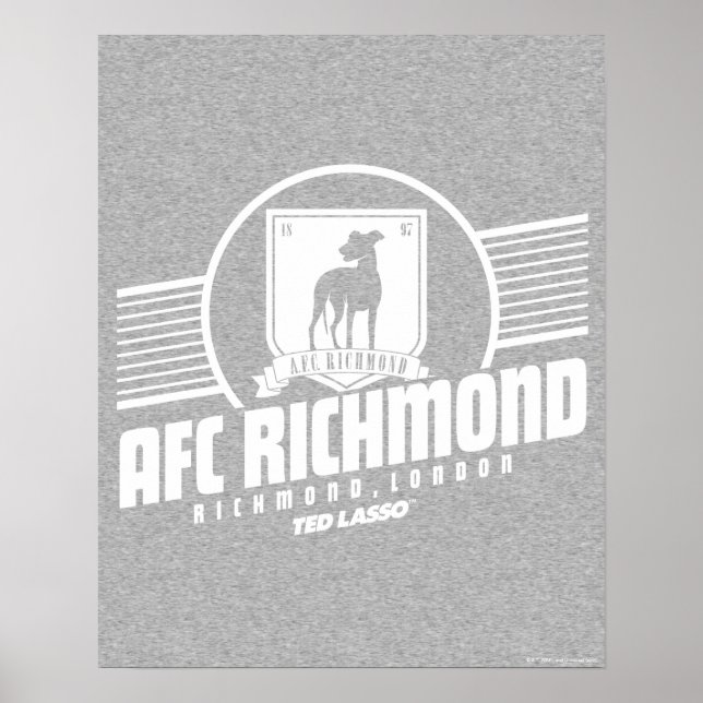 Affiche Ted Lasso | AFC Richmond Graphisme de la bande d'a (Devant)