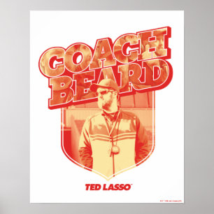 Affiche Ted Lasso Coach Beard Badge