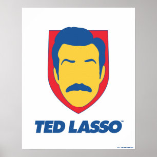 Affiche Ted Lasso   Icône face