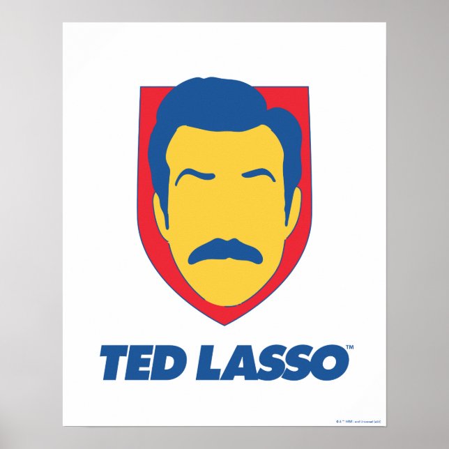 Affiche Ted Lasso | Icône face (Devant)