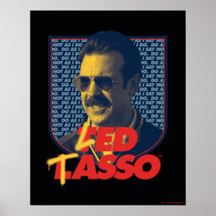 Affiche Ted Lasso   Insigne Led Tasso