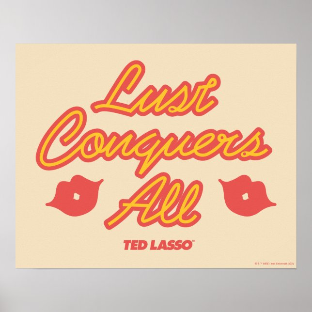 Affiche Ted Lasso | La convoitise conquiert tout (Devant)