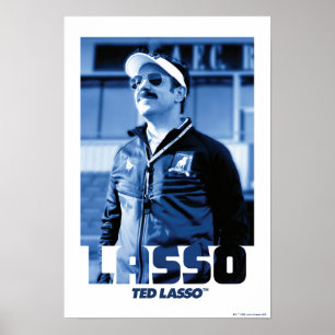 Affiche Ted Lasso   Lasso Photo Portrait Graphique