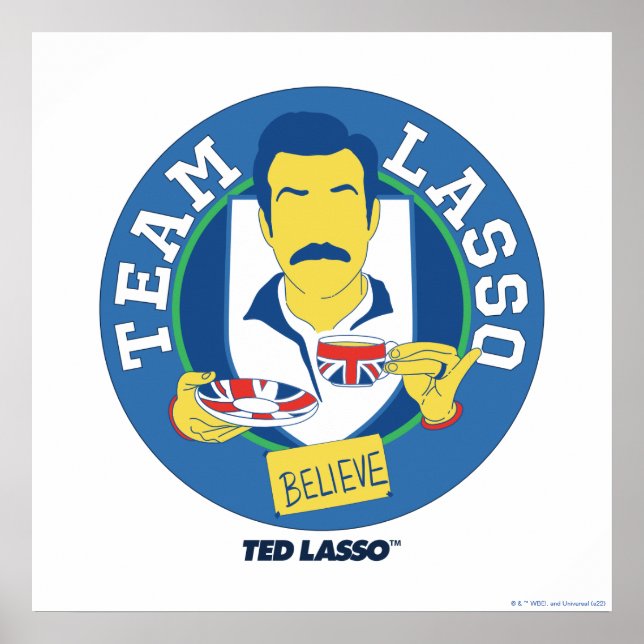 Affiche Ted Lasso | Team Lasso Tea Iconic Avatar (Devant)