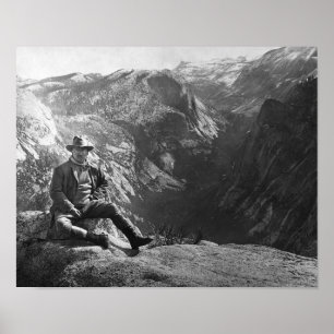 Affiche Teddy Roosevelt - Yosemite Circa 1903