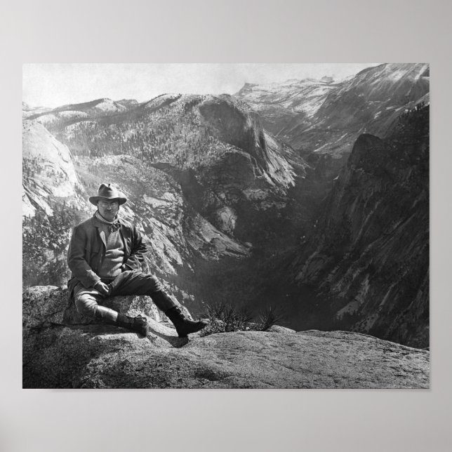 Affiche Teddy Roosevelt - Yosemite Circa 1903 (Devant)