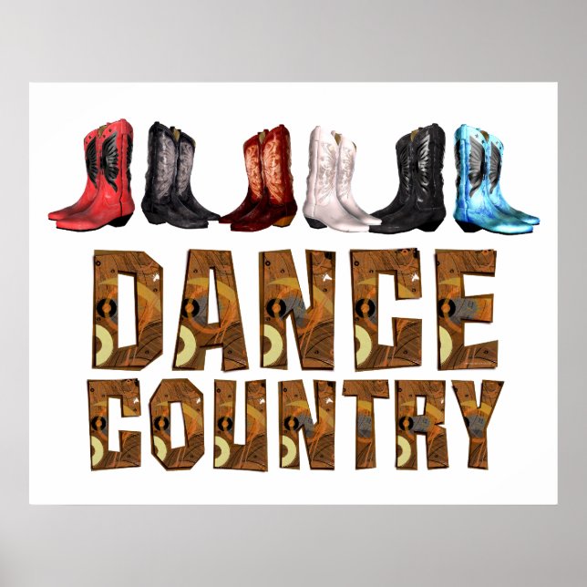 Affiche TEE Country Line Dance (Devant)