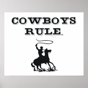 Affiche TEE Cowboys Rule